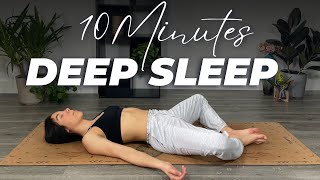 10 Min Yoga Stretches to Relax and Ensure a Good Night’s Sleep [upl. by Ruford]