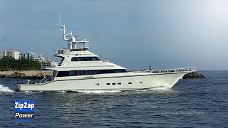 Enormous Sportfish Yacht  TEMPO REALE [upl. by Airot345]