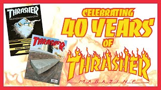 The Evolution Of Thrasher Covers  40 Years Of Thrasher Magazine Every Mag Cover Ever Released [upl. by Ahen]