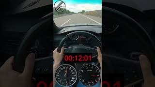 BMW 545i E60 44 V8 333 PS 0200 kmh Acceleration Test [upl. by Atinram]