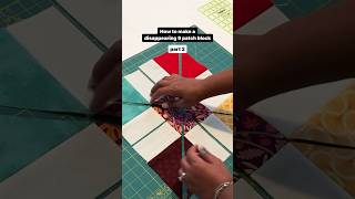 Disappearing Nine Patch Block Tutorial Part 2 🌹 Full video on Youtube [upl. by Hoi]