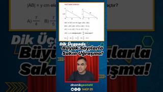 Haftanın Sorusu 3ün Çözümü shorts geometri yks tytmatematik kpss [upl. by Ativoj]