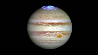 Video shows aurora on Jupiter [upl. by Yrojram]