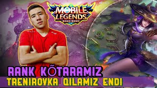 RANK UP YANGI SEZONGA OZ QOLDIKU GO Mobile Legends [upl. by Elman463]