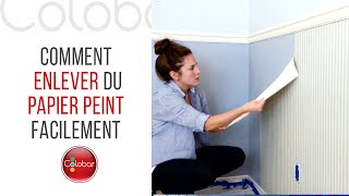 Comment enlever du papier peint facilement [upl. by Andeee]