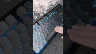 The most amazing backlit keyboard keyboard keycaps keebs mechanicalkeyboard [upl. by Ayimat]