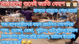 গরু ব্যাবসায়ীদের ব্যবহৃত গোপনিয় শব্দ  ডোঙ্গা চোঙ্গা খুটালশুটখুটালকাটা ইত্যাদি শব্দের অর্থ [upl. by Khichabia]