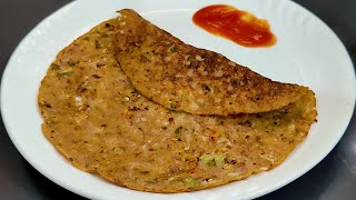 barley flour recipe  Instant Breakfast  Barley Dosa  Jau Dosa  Barley Chilla  easy nastha [upl. by Dee Dee903]