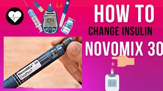 how to change insulin pen cartridge novomix hindi novopen diabetes lantus allstar [upl. by Lilli]