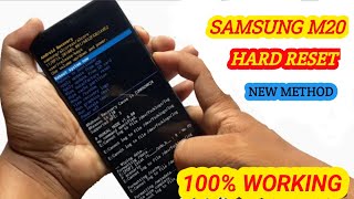 Samsung M20 Hard Reset  Pattern Password Unlock 100 Working [upl. by Ybbed81]