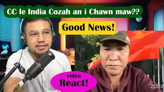 India Cozah le Chinland Cozah an i chawn maw Salai Htet Ni biachim React  Tluanga Podcast21 Oct [upl. by Nediarb]