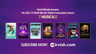 202324 Mirvish Theatre Main Subscription Season [upl. by Christen]