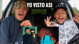 BAD BUNNY  YO VISTO ASÍ  REACTION [upl. by Elrahc]