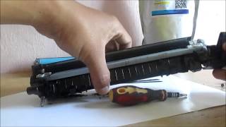 How to refill HP LaserjetPro P1102 Printer with CE651A cartridges [upl. by Canale500]