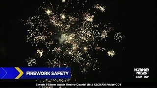 Beautiful but dangerous Safety precautions for 4th of July fireworks [upl. by Paxon528]