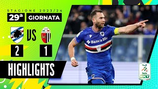 Sampdoria vs Ascoli 21  La Samp vince e aggancia il treno playoff  HIGHLIGHTS SERIE BKT 20232024 [upl. by Ruddie797]