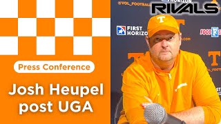 Tennessee football coach Josh Heupel reacts to loss to Georgia [upl. by Hauck]