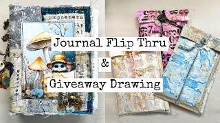 Dephemerember 2023 Journal Flip Through amp Giveaway Drawing [upl. by Vacla]