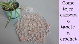 Tapete o carpeta a crochet paso a paso [upl. by Spiros]