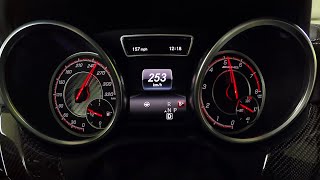 Mercedes AMG GLE 63S Coupé  0100 kmh 062 mph Tachovideo Beschleunigung Acceleration [upl. by Amat]