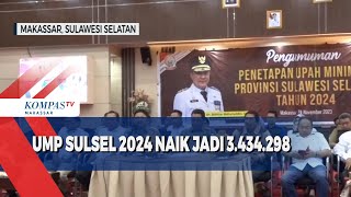 UMP Sulsel 2024 Naik Jadi 3434298 [upl. by Chafee]