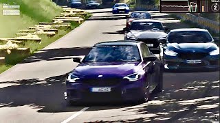 Assetto Corsa Road Rage in Transfagarasan wit 10 supercars [upl. by Acissev]