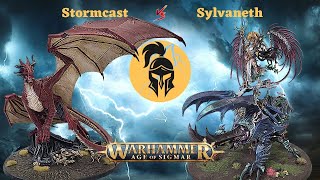 New GHB Sylvaneth vs Stormcast Eternals Hammers of Sigmar vs Heartwood [upl. by Delilah300]