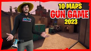 🥵best 10 GUN GAME maps in Fortnite Chapter 4  GUN GAME Fortnite Codes🥶 [upl. by Samantha]