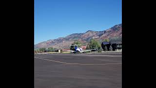 wyoming stuff  Pilatus PC12 taxi 🤠🤙🤙 mountains [upl. by Nicolau628]