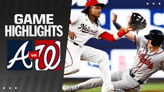 Braves vs Nationals Game Highlights 91024  MLB Highlights [upl. by Ehcropal614]