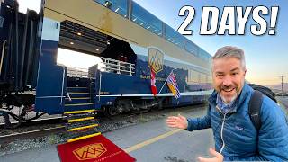 2 DAYS on Canada’s LUXURY TRAIN Rocky Mountaineer 🇨🇦 [upl. by Connelley360]