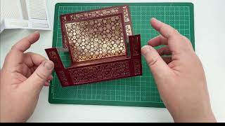 The Craft Corner  How To Fold A Kinetic Card By Hunkydory [upl. by Dlanar115]