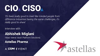 Interview with Abhishek Miglani Astellas at the CIO amp CISO UK Summit 2024 [upl. by Ramed]