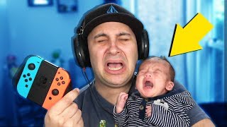 How To Play Video Games With A Newborn Baby [upl. by Dex]