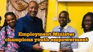 Employment Minister champions youth empowerment [upl. by Ahgiel]