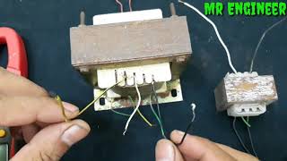 How To Test A Transformer With Multimeter And Series Board In UrduHindi [upl. by Mccully]