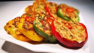 Bell peppers so beautiful simple and delicious  Bell Pepper Cake [upl. by Menis864]