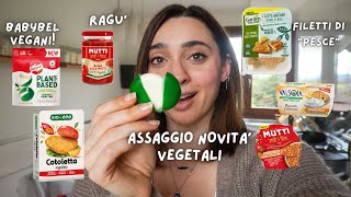 ASSAGGIO NOVITA VEGAN DEL SUPERMERCATO Tutte gioie 🤩 [upl. by Gnanmos]