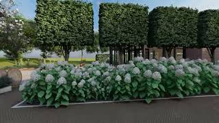 3D ontwerp tuin design by bestratingsgroep [upl. by Gradey]