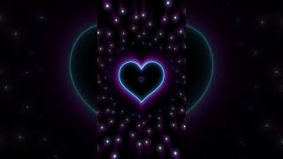 Glittering neon light heart vj background loop I Lovlet [upl. by Nimaj]