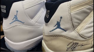 2024 Air Jordan 11 Columbia Compared to 1995 FULL REVIEW [upl. by Balcer]