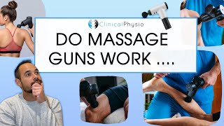 Do Massage Guns Actually Work  Expert Physio Reviews the Evidence [upl. by Cilka649]