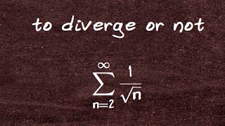 integral test 1 over sqrt n [upl. by Deaner]