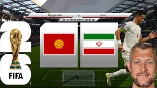 ⚽ Kyrgyz Republic vs Iran ⚽  Fifa World Cup Qualifying AFC 11192024  FIFA 2024 [upl. by Ybrad215]