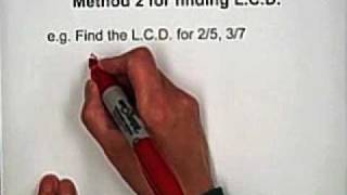 6 Least Common Denominator Method 2 [upl. by Leirej]