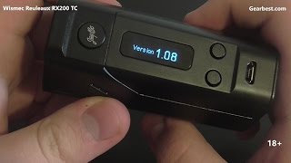 Как прошить Wismec Reuleaux RX200 Так же как Evic VTC [upl. by Anelrad]