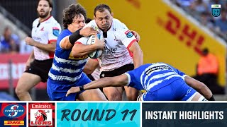 DHL Stormers v Emirates Lions  Instant Highlights  Round 11  URC 202223 [upl. by Nathalia]