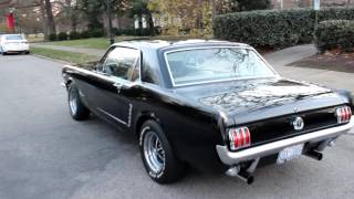 Mustang 1965 V8 289  perfect exhaust sound [upl. by Tjaden243]