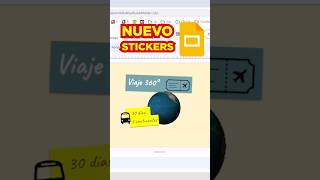 Nuevo GIFS y STICKERS en presentaciones de Google Google diapositivas tutorial [upl. by Derr]