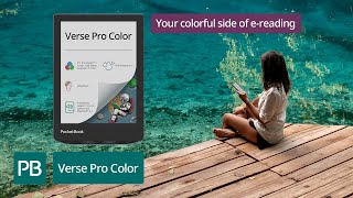 PocketBook Verse Pro Color compact ereader with color screen Ergonomic and long battery life [upl. by Mcgraw]